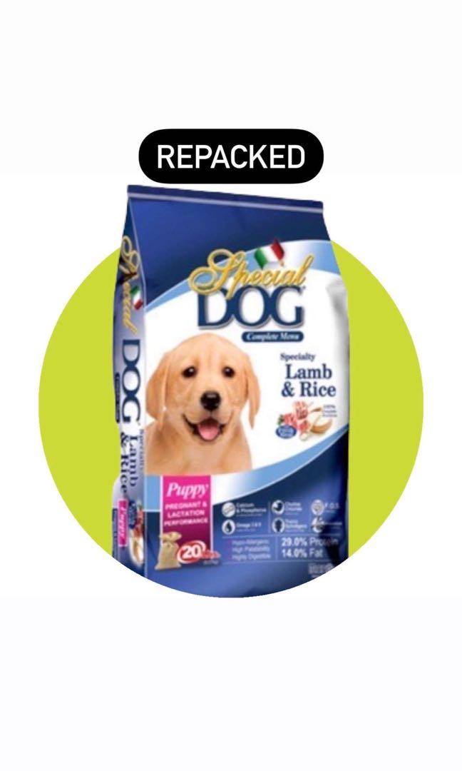 SPECIAL DOG PUPPY Lamb Rice REPACKED Dog Food 1KG Made in Italy Pet Supplies Pet Food on Carousell