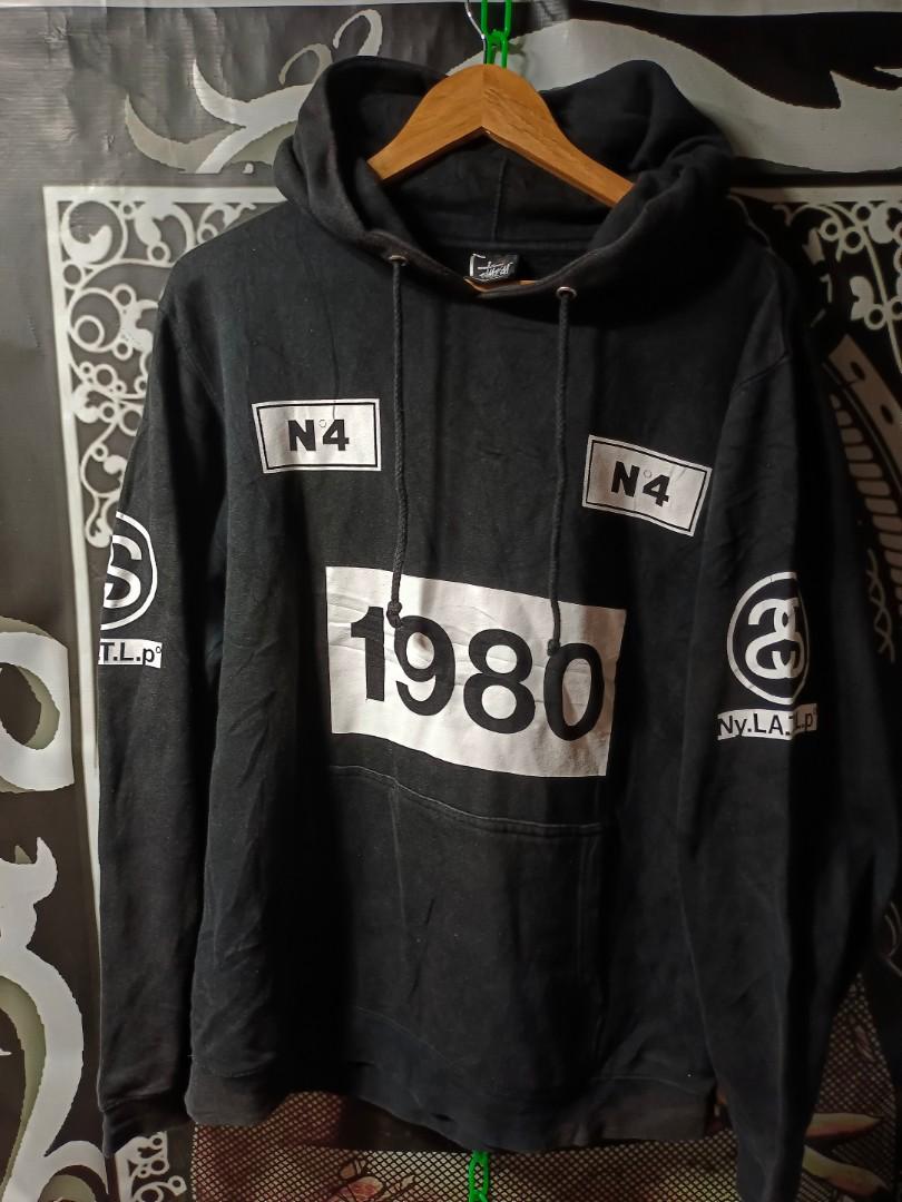 VINTAGE STUSSY 1980 PULL OVER HOODIE JACKET Men s Fashion Coats