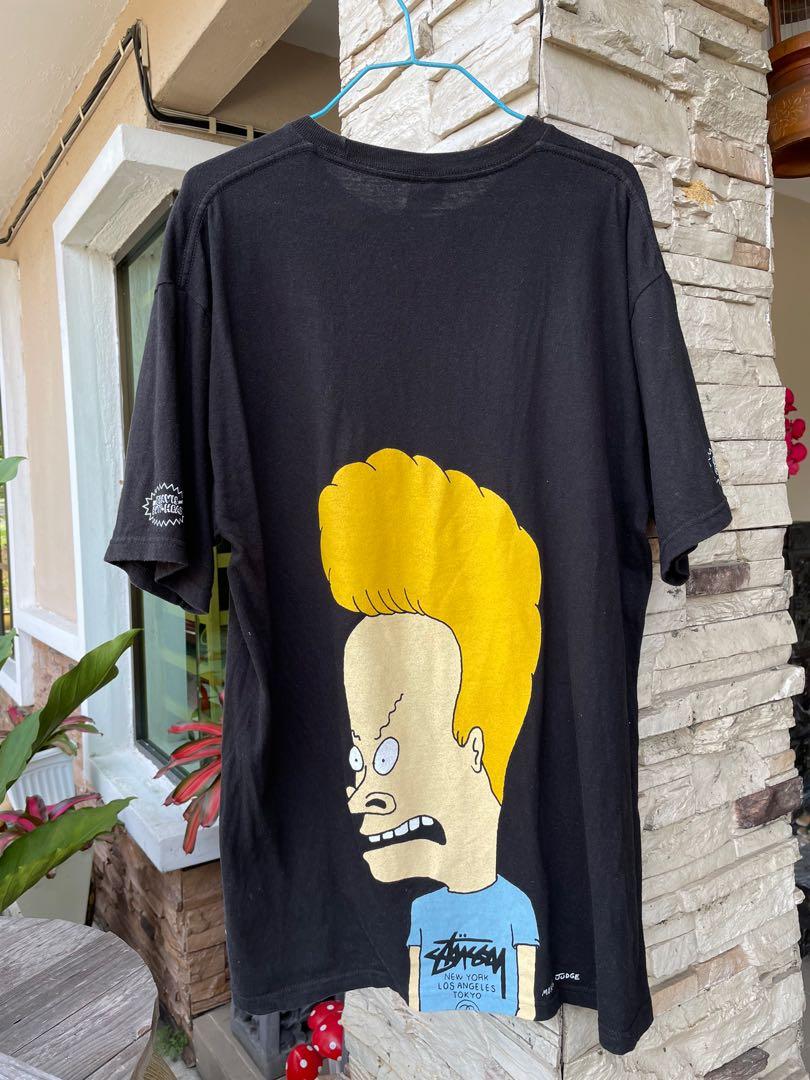 Stussy X Beavis n Butthead Men s Fashion Tops Sets Tshirts
