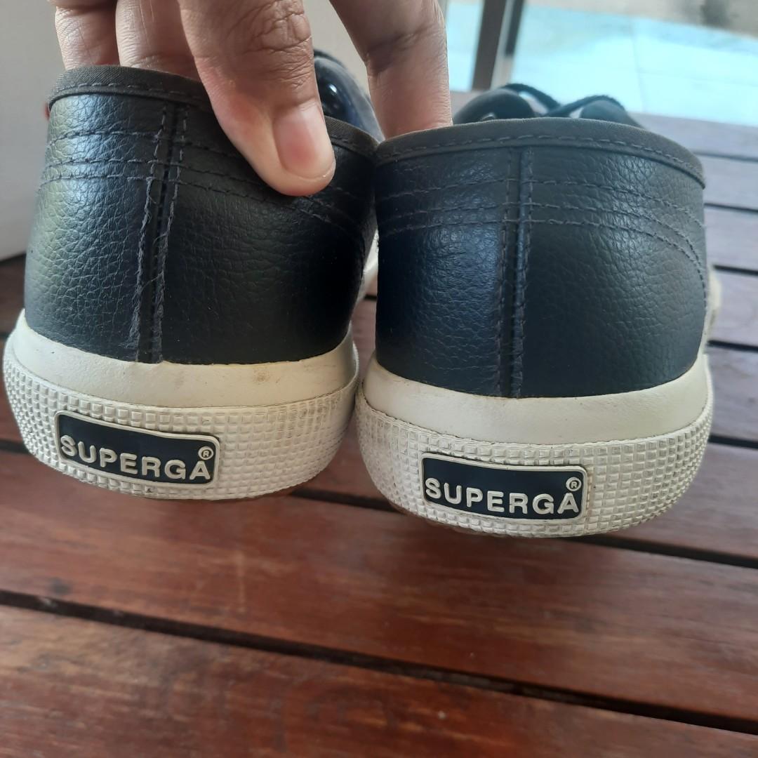 Superga Cotu Leather Original Resmi Zalora Fesyen Pria Sepatu