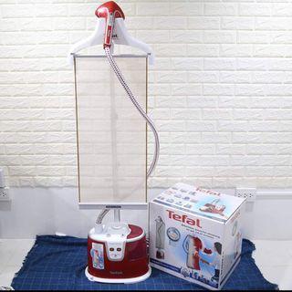 TEFAL INSTANT CONTROL GARMENT CLOTHES STEAMER WITH IRONING BOARD CLOTH STEAM SANITIZING