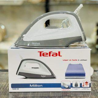 Tefal Million Dry Iron (White/Gray) ~ Aluminum Non Stick Soleplate
