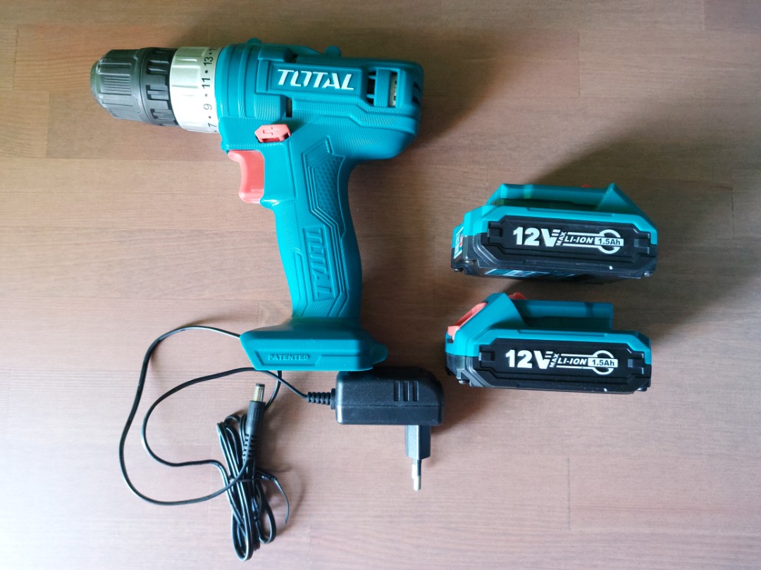 Total cordless best sale drill 12v