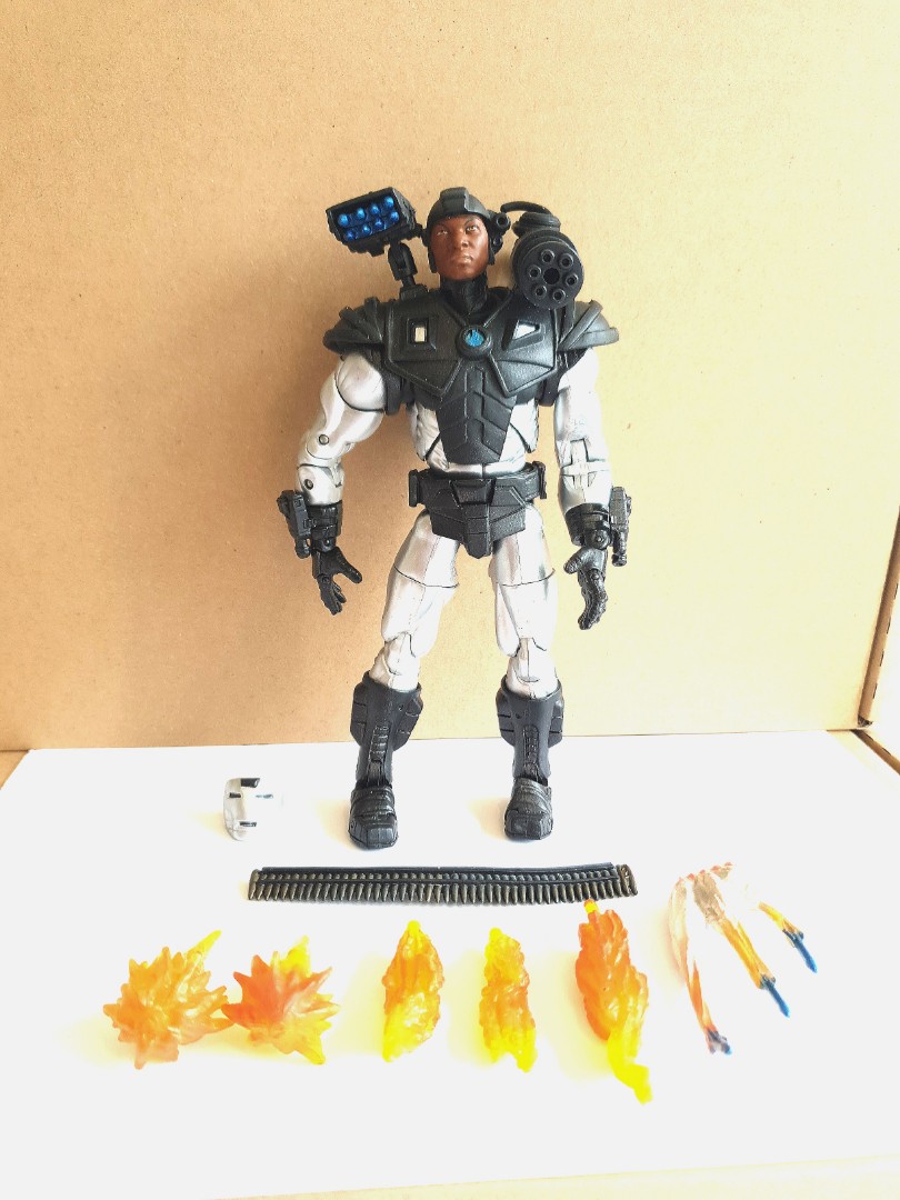 Toy Biz Marvel Legends War Machine Galactus BAF Wave Complete with
