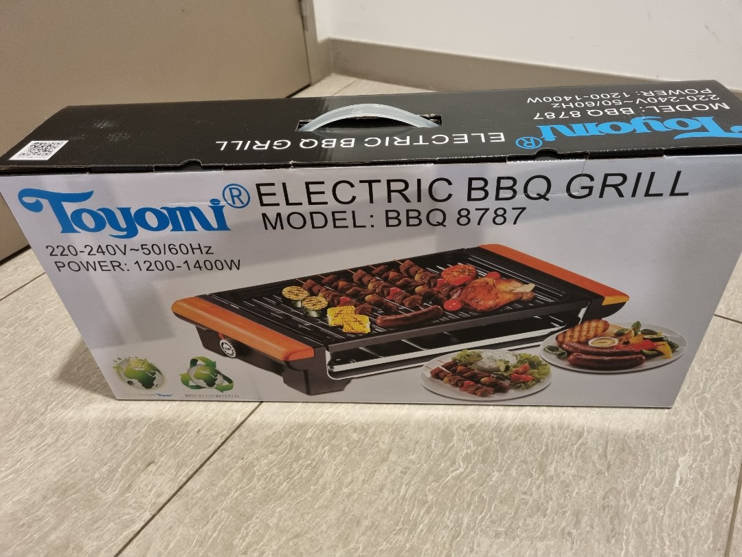 [BNIB] Toyomi electric bbq grill model bbq8787, TV & Home Appliances