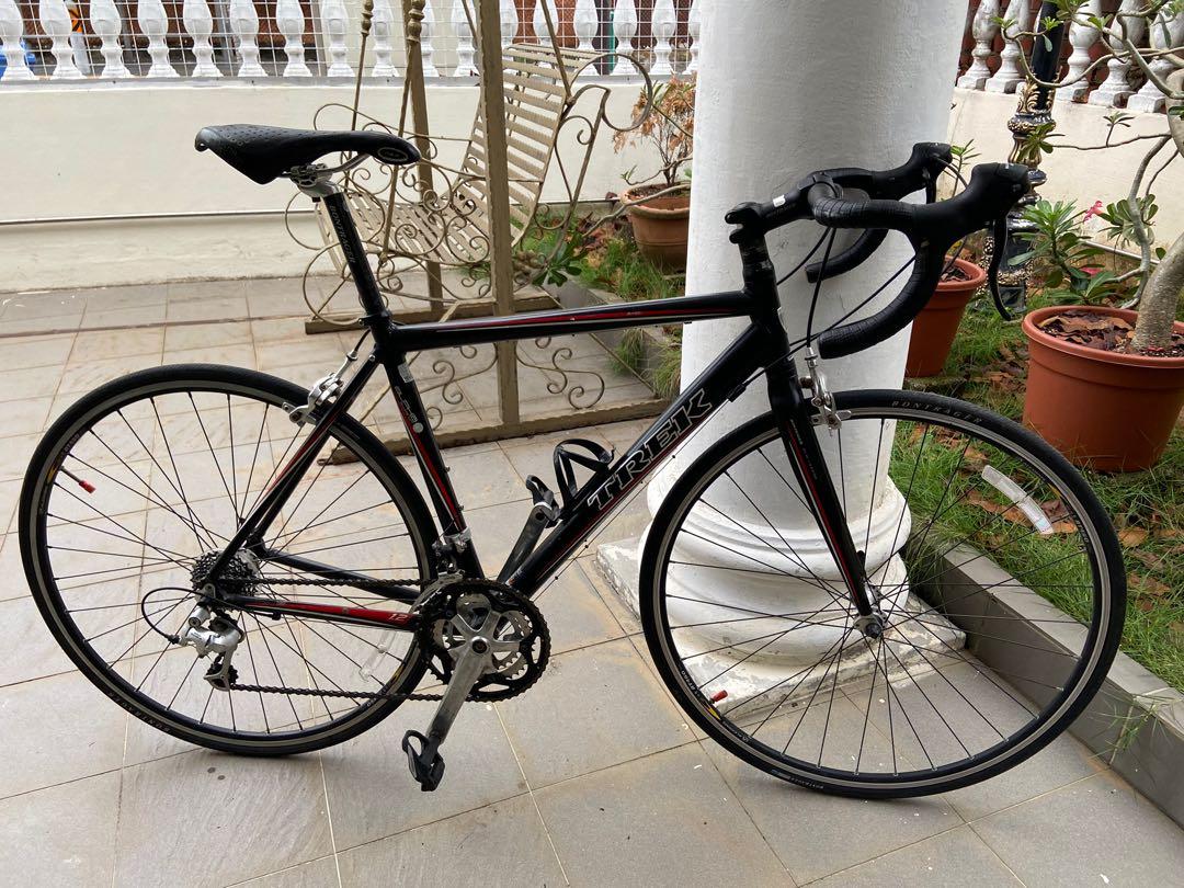 CLASSIC TREK ALPHA ROAD BIKE ALUMINIUM BLACK RED SMALL 51 OFF