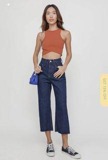 TTR - Glenn Contrast Stitching Jeans (Blue) XS