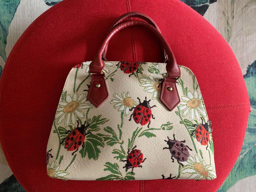 UK SIGNARE Tapestry lady bugs Handbag