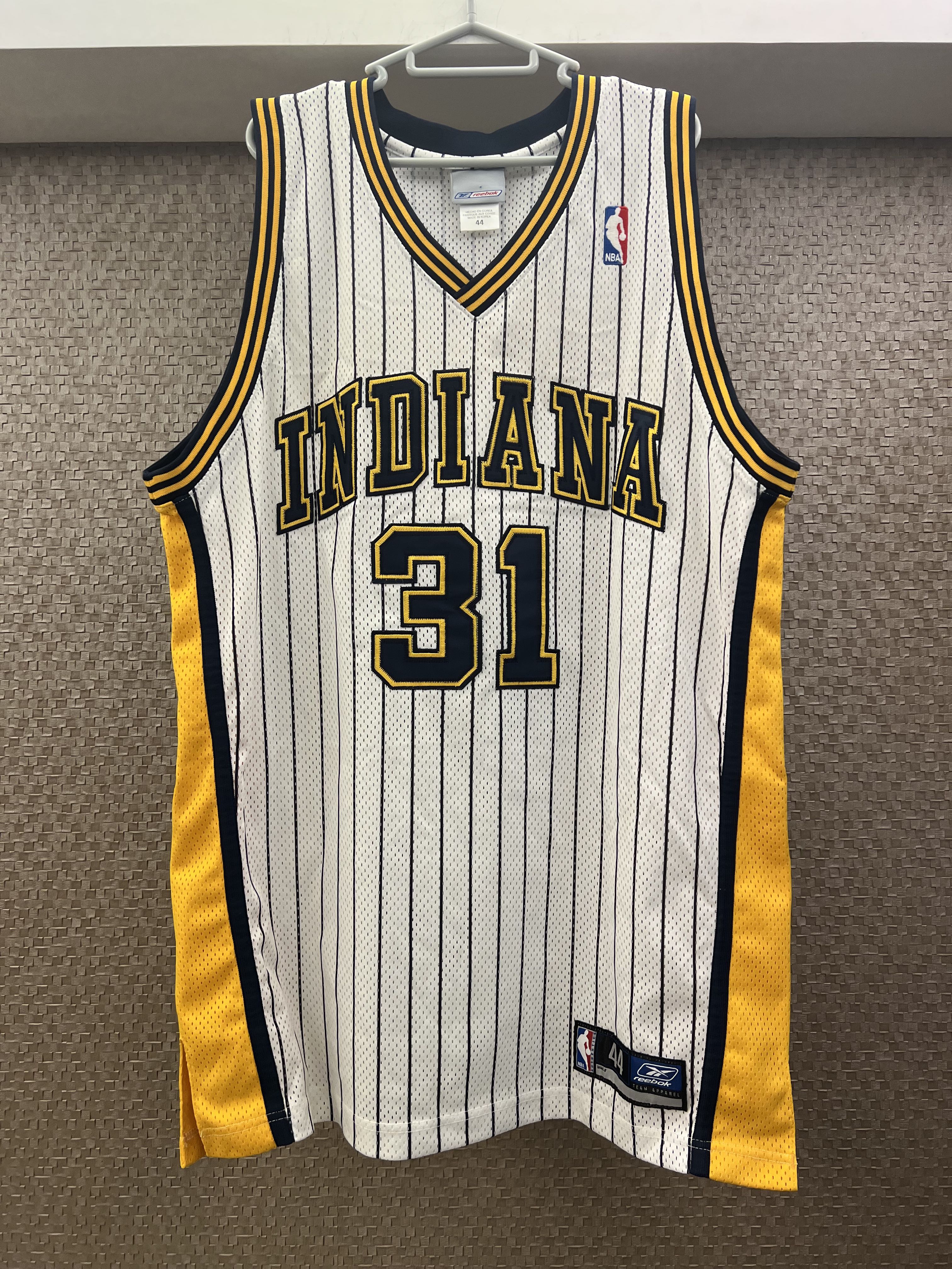 Authentic reggie miller jersey online