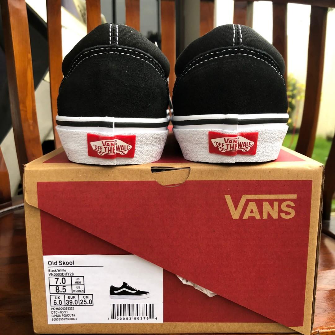 VANS Oldskool Black n White Original Global