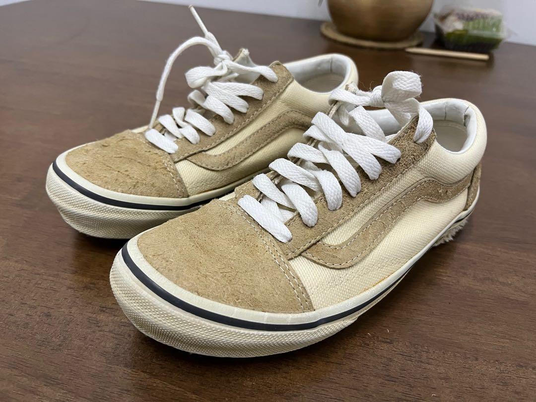 Cream on sale vans shoes