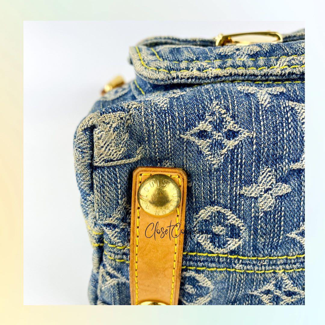 Bag charm Louis Vuitton Blue in Denim - Jeans - 36116861
