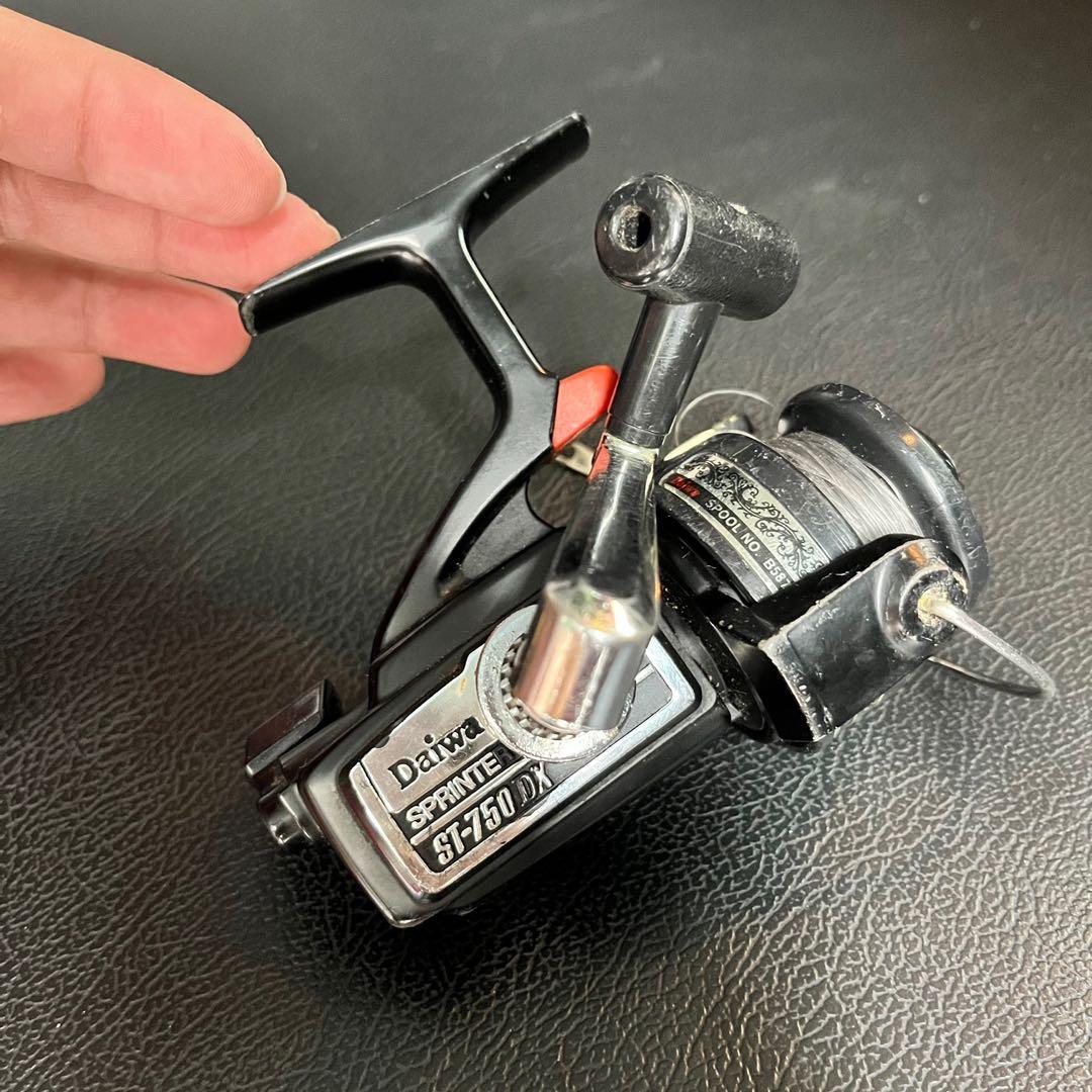 Moulinet De Pêche Vintage Daiwa Sprinter DX ST-1300 Threadline - Complet Et Fonctionnel