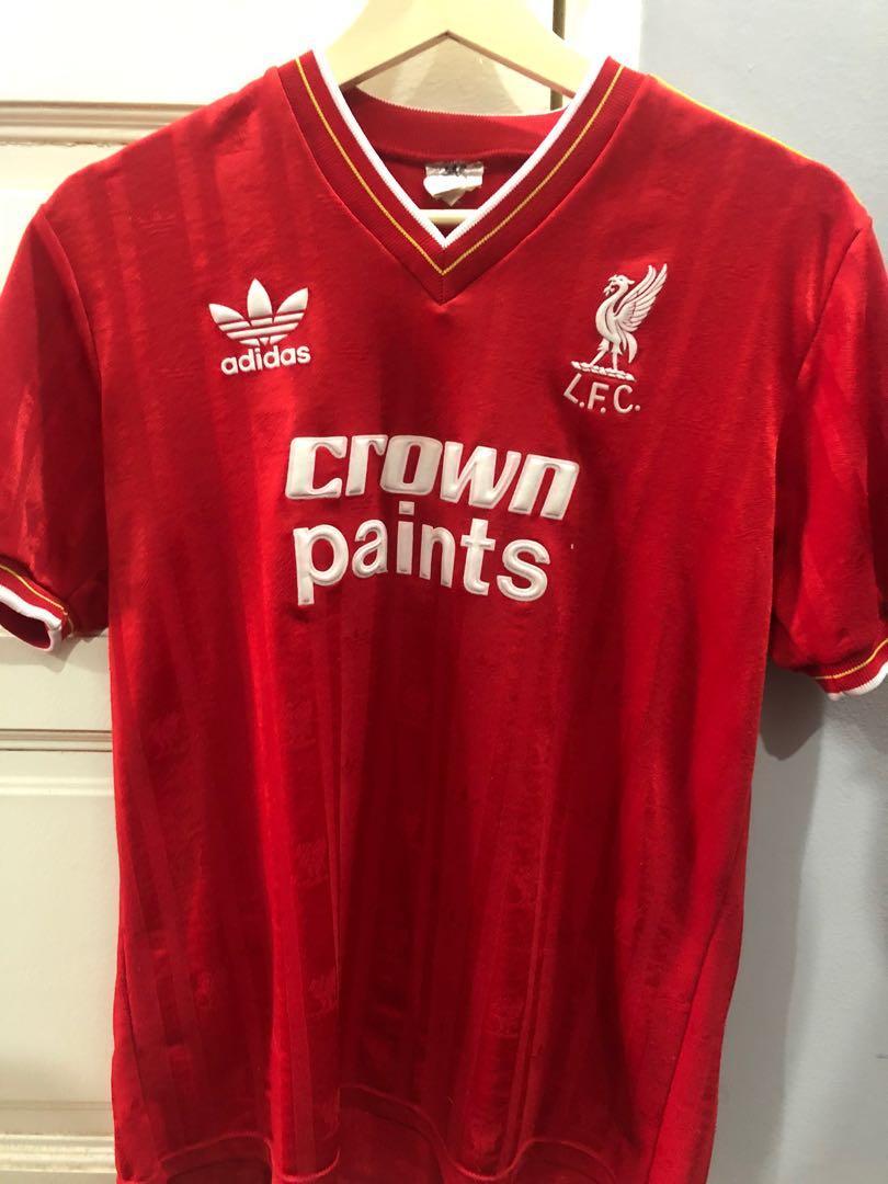 Vintage Liverpool home jersey 1986 87 Men s Fashion Activewear