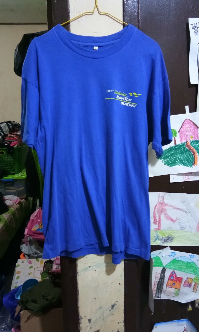 Vintage T-shirt Suzuki, Fesyen Pria 