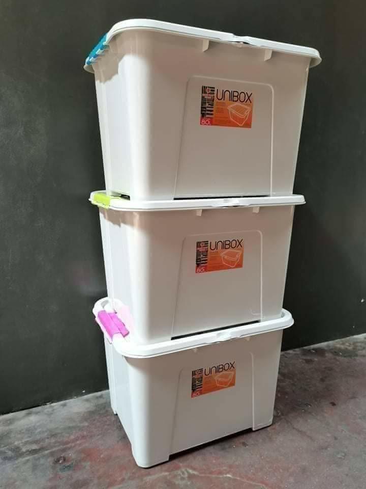 WHITE STORAGE BOX 80 LITERS (Category: Storage Boxes & Baskets) located in Manila. Submitted by minidivisoria (Listing ID 1166223320, Image 2). Description: 💘restock WHITE STORAGE BOX 80 LITERS ♥️WITH PAD LOCK HOLE SECURE AND LOCK YOUR BELONGINGS WITH THE FEATUED PADLOCK HOLE ❤️ WITH HINGES ❤️ WITH DETACHABLE WHEELS PRICE: 2 FOR 750.