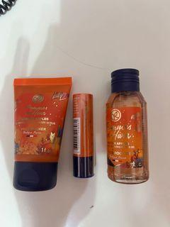 Yves Rocher Winter Apples - Body Scrub, Lip Balm, Shower Gel Women Body Care Lip Brand New