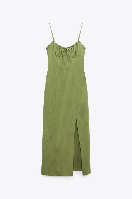 Gathered stretch dress zara Clearance