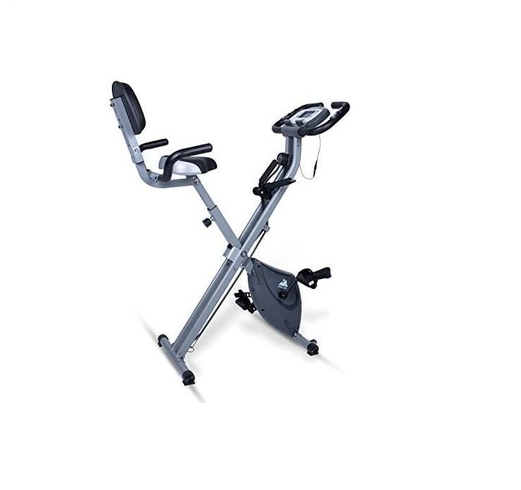 13871) EVOLAND Foldable Exercise Bike with Pulse Rate Sensor LCD