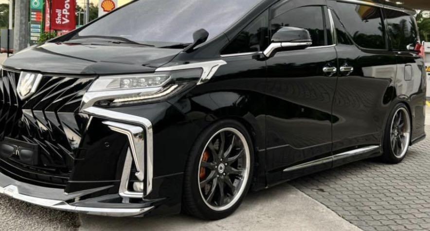 19 work schwert japan rim FR Rare spec deep lip Vellfire alphard estima ...