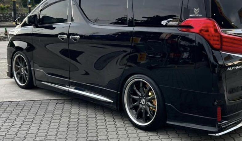 19 work schwert japan rim FR Rare spec deep lip Vellfire alphard estima ...