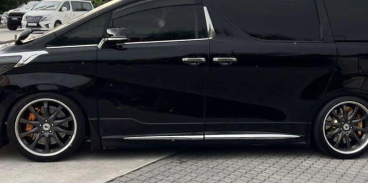 19 work schwert japan rim FR Rare spec deep lip Vellfire alphard estima ...