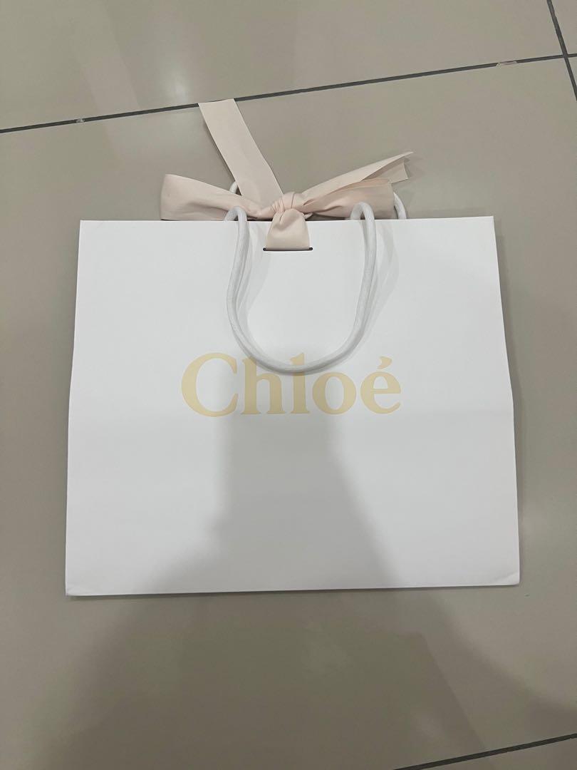 Chloe best sale paper bag