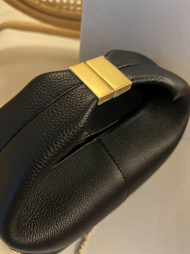 💯% Authentic Polene Beri Black with Chain, Luxury, Bags & Wallets ...