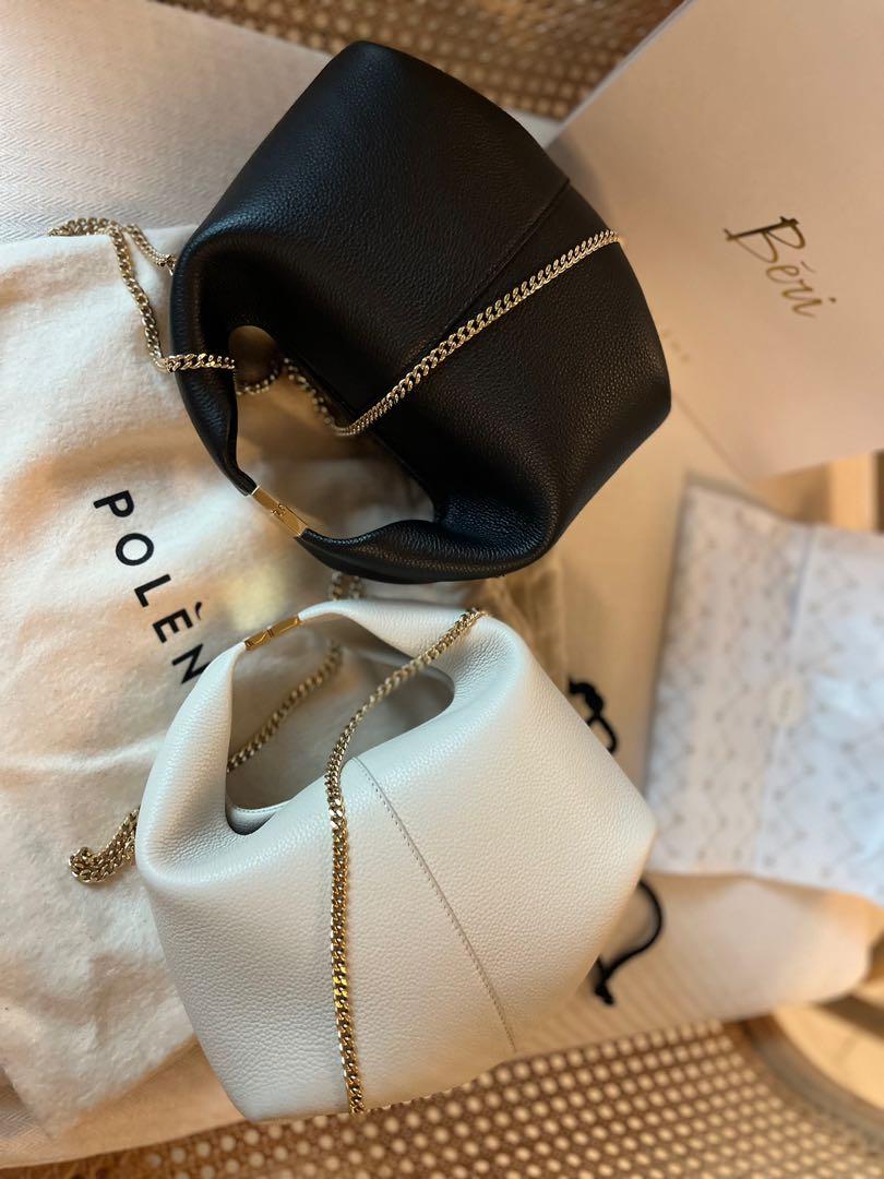 💯% Authentic Polene Beri Black with Chain, Luxury, Bags & Wallets ...