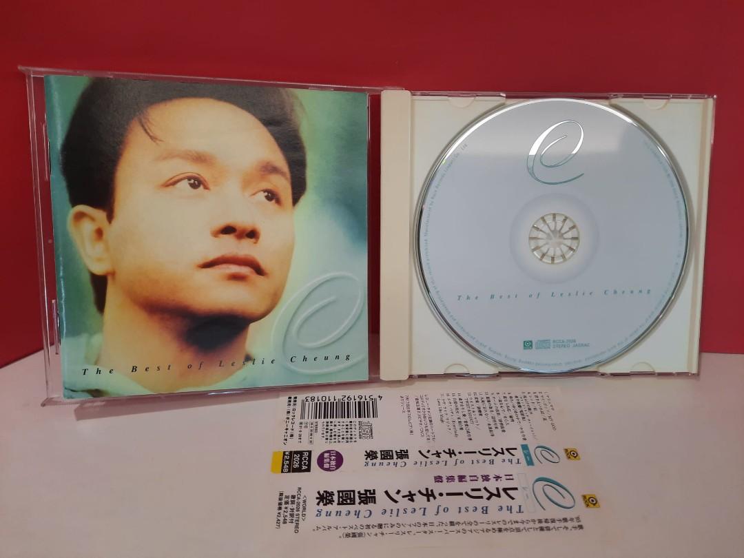 張國榮CD 日本版附側紙The Best of Leslie Cheung, 興趣及遊戲, 音樂