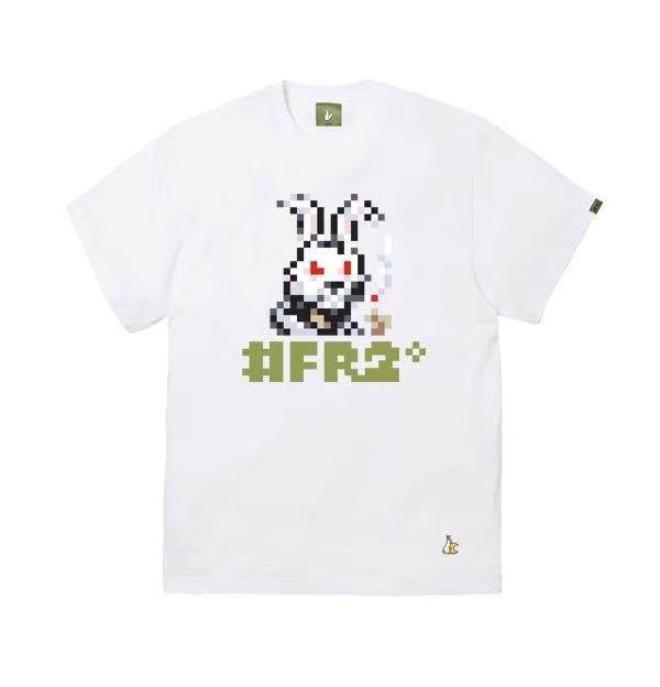 日本預訂 FR2 rabbit logo tee, 男裝, 上身及套裝, T-shirt、恤衫、有領衫 - Carousell
