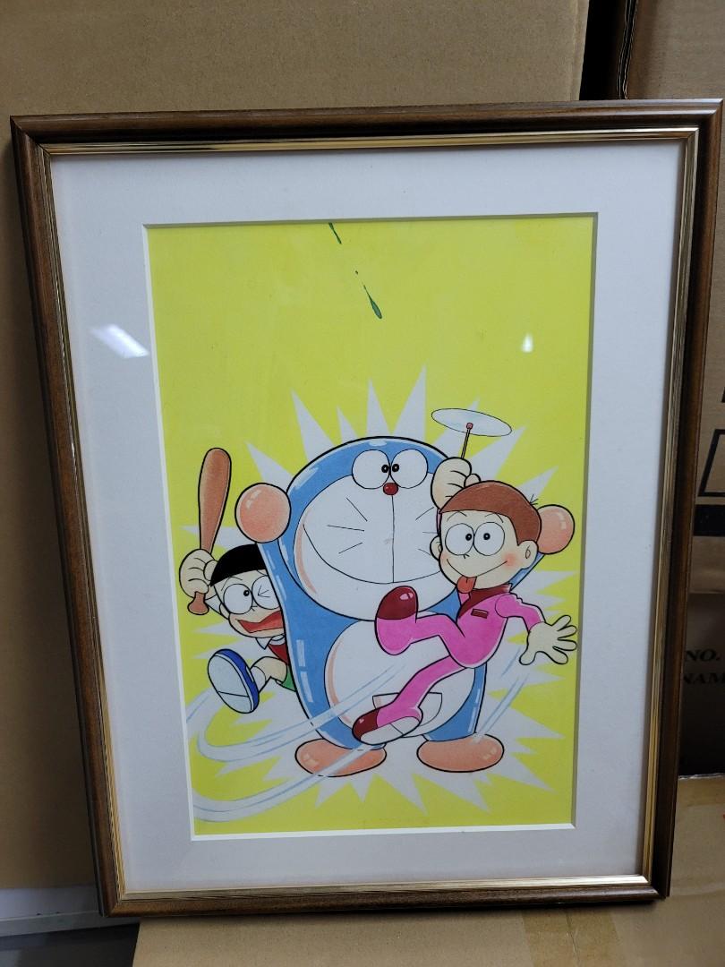 藤子不二雄複製原畫叮噹多啦a夢doraemon 連畫框限量 興趣及遊戲 手作 自家設計 文具及工藝 畫作及印刷品 Carousell