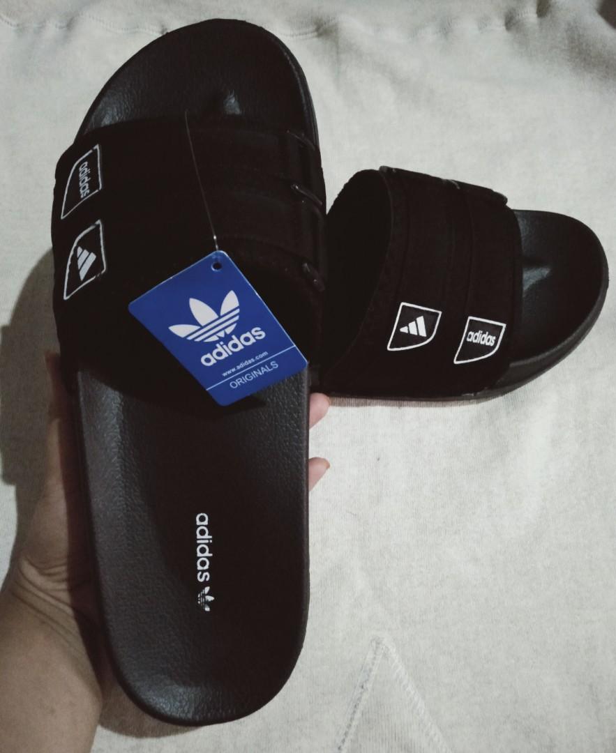 Adidas sandal slop pria slip on two ropes