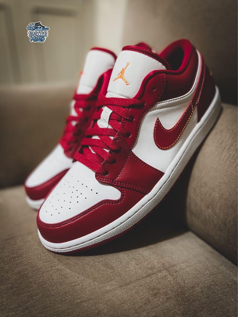Jordan 1 low cut red sale
