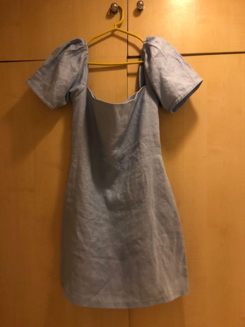 araw the line linen terno filipiniana dress, Women's Fashion, Dresses ...
