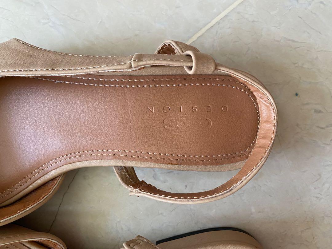 asos nude flats
