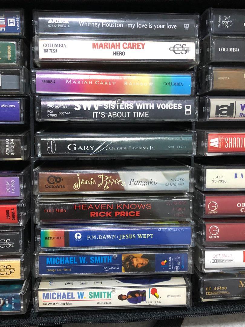 Assorted casette tapes (Category: CDs & DVDs) located in Quezon City. Submitted by starmax79 (Listing ID 1166234716, Image 3). Description: 350 each tape. Like new.
