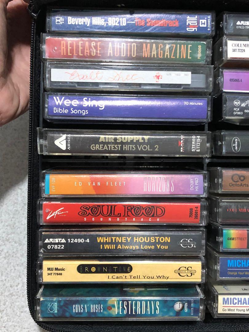 Assorted casette tapes (Category: CDs & DVDs) located in Quezon City. Submitted by starmax79 (Listing ID 1166234716, Image 1). Description: 350 each tape. Like new.