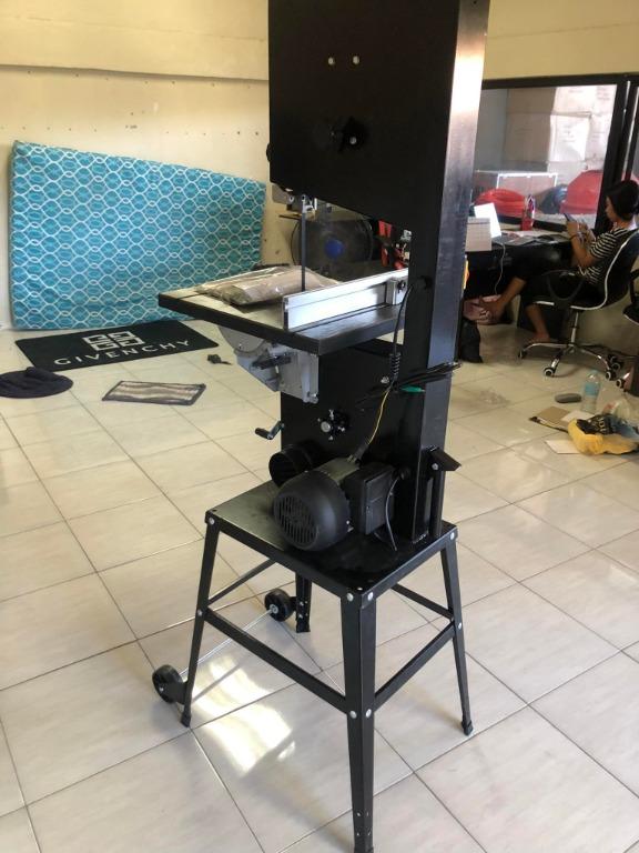 Band Saw (Category: Construction Tools & Equipment) located in Manila. Submitted by 09150361920ronvillaflor (Listing ID 1166323854, Image 3). Description: Band Saw Specs: 375W (0.5HP) 220V / 60Hz Max Cutting Height: 100mm Max Cutting Width: 245mm Table Size: 335 x 340mm 38Kgs Model: T-BS250 Brand: Torq Price: 24,200/unit Specs: 750W (1HP) 220V / 60Hz Max Cutting Height: 175mm Max Cutting Width: 300mm Table Size: 400 x 500mm 78Kgs Model: T-BS315 B