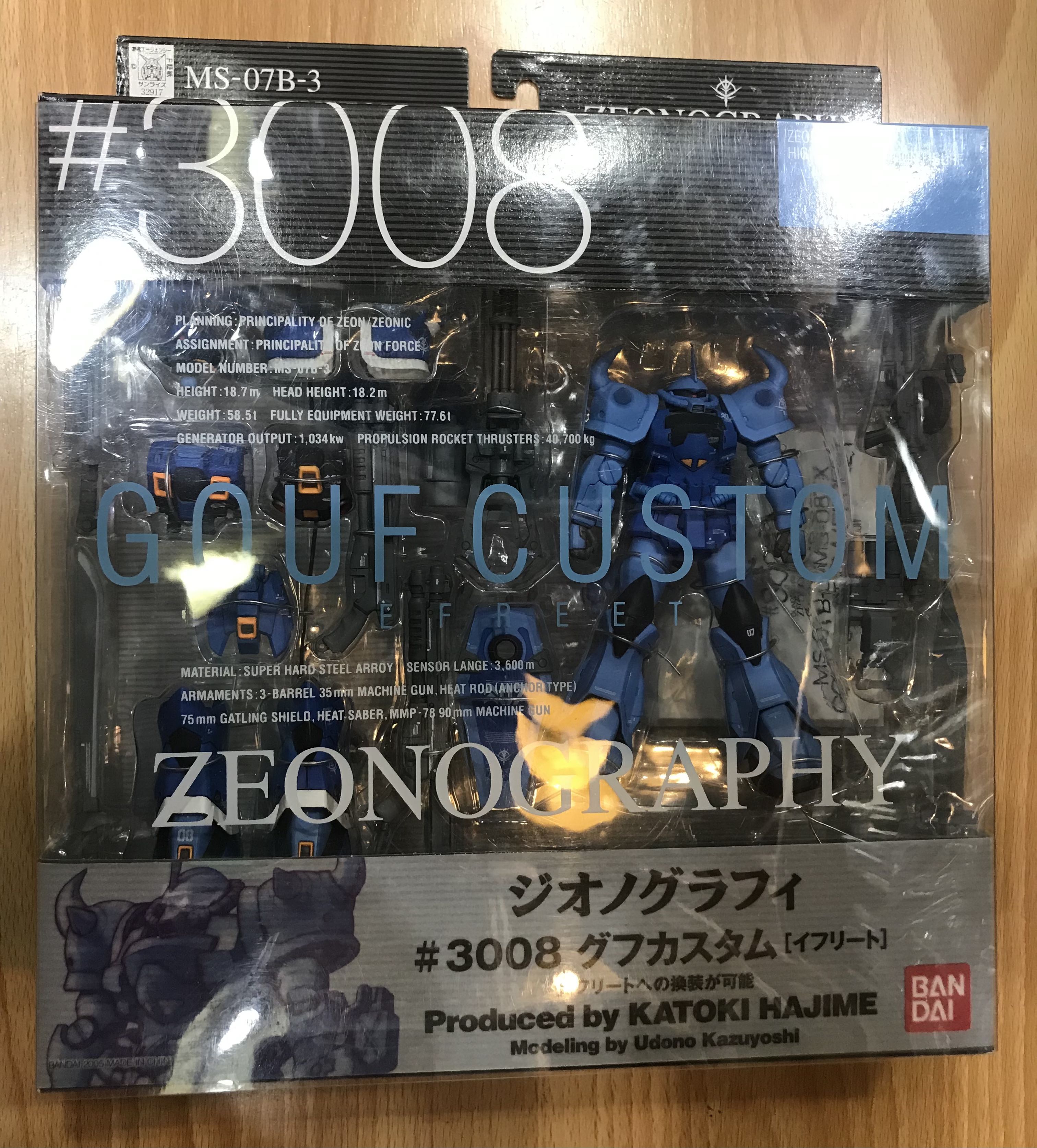 Bandai 機動戰士Z高達Gundam FIX FIGURATION ZEONOGRAPHY #3008 Gouf 