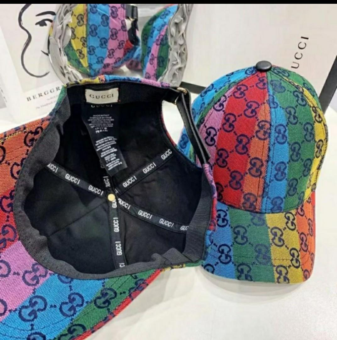 Gucci rainbow hat new arrivals