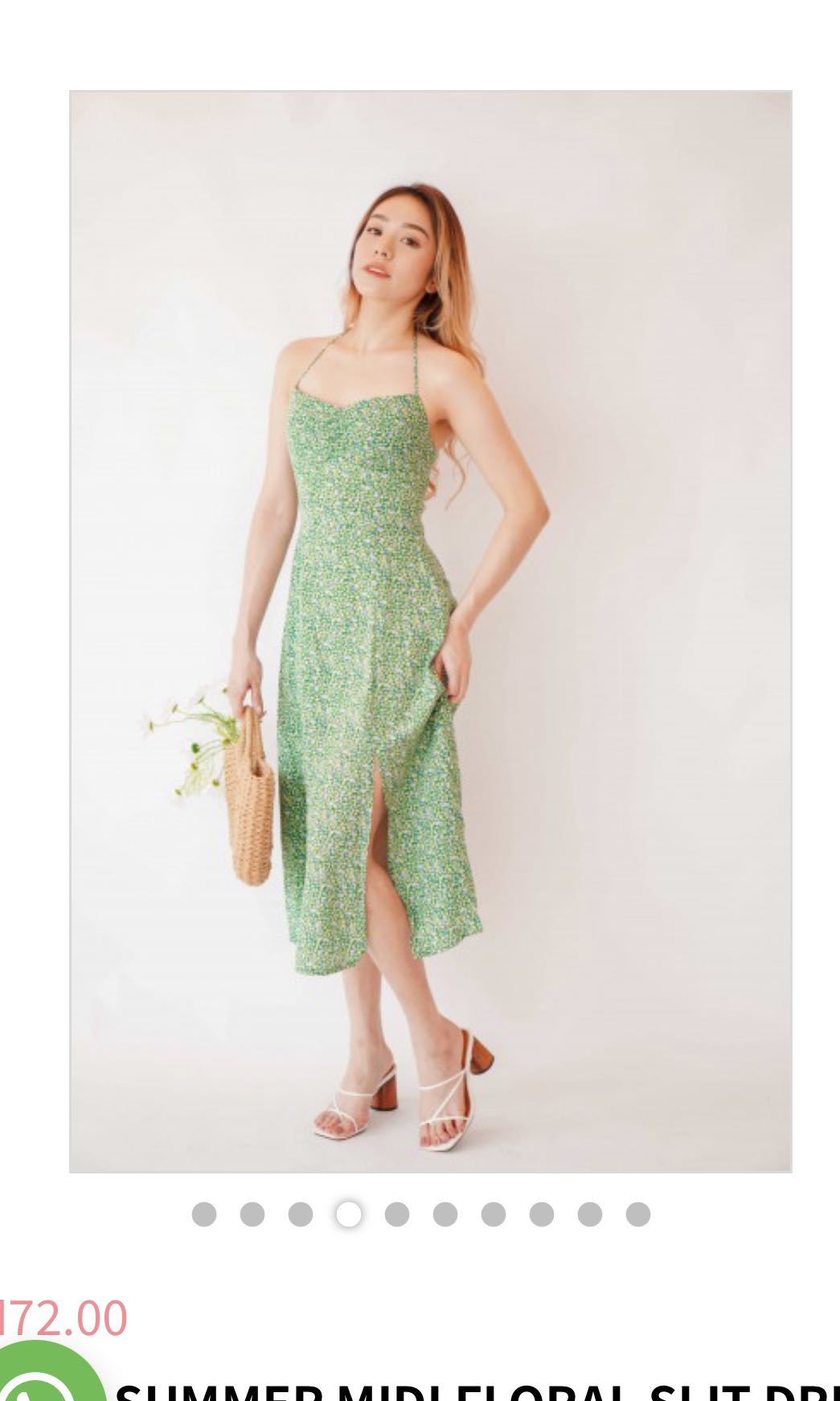 Bash green dress cheap