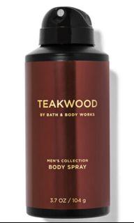 Bath and Body Works body spray for men