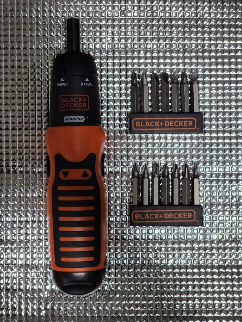 Black Decker A7073 IN 6V Alkaline Screwdriver Set