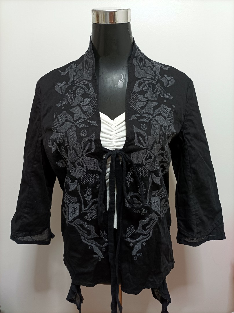 Black Topper Jacket, Women's Fashion, Coats, Jackets and Outerwear on