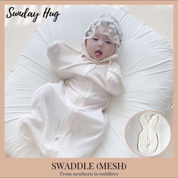 BNWT Sunday Hug Baby Swaddle Mesh Babies Kids Babies Kids Fashion on Carousell
