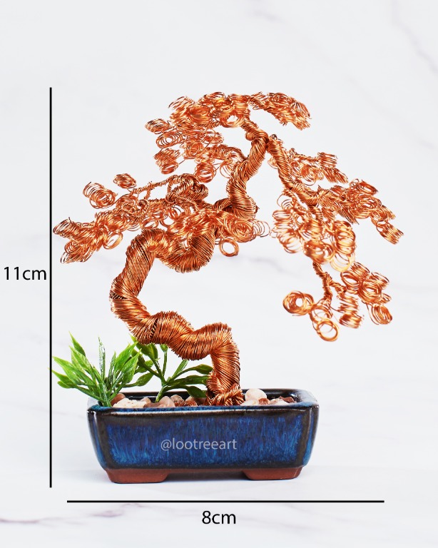 Bonsai Wire Tree (Brown tree), Furniture & Home Living, Home Decor