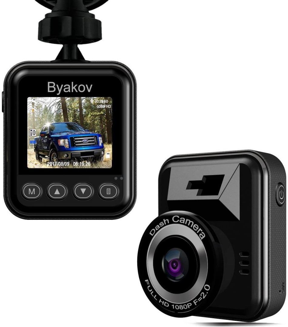 Byakov Dash Camera for Cars Camera Full HD 1080x 720p 1.5inch LCD Screen Mini Dash Cam for Car 170 Degree Angle Car Dash-Cam Dash cam 