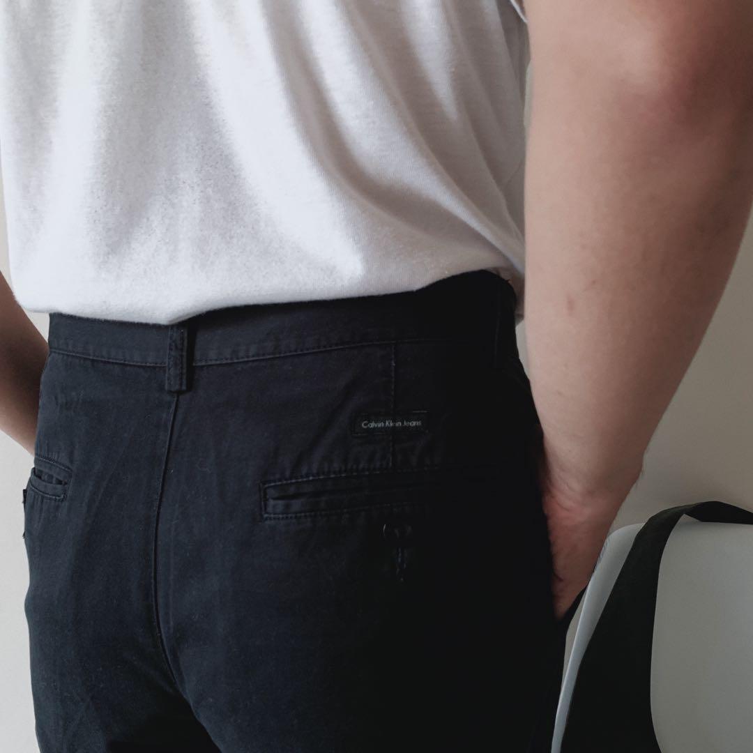 CALVIN KLEIN CHINOS PANTS, Fesyen Pria 