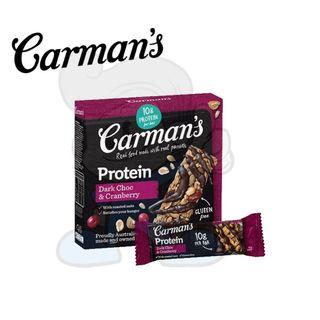 Carman's Protein Dark Choco & Cranberry Bar 200g